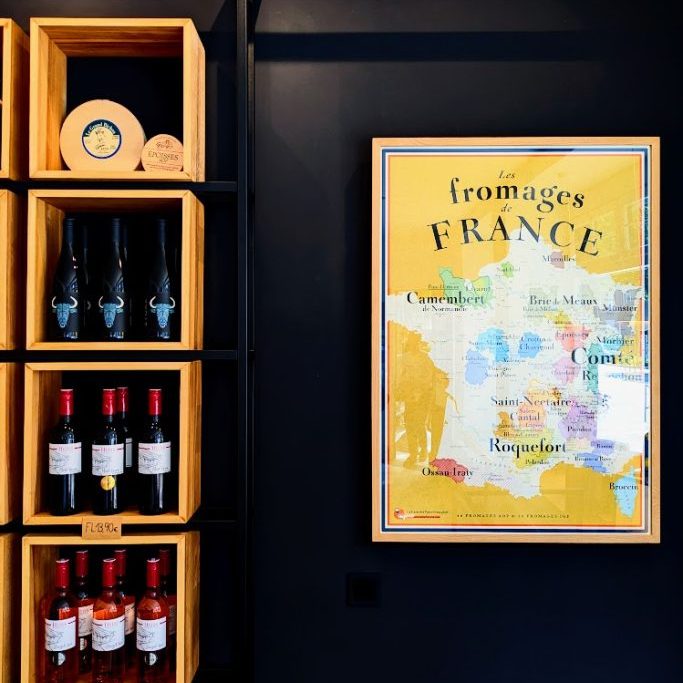 Französischer Handwerkskäse - eine Übersicht in der Fromagerie Pascal in Hamburg-Winterhude.